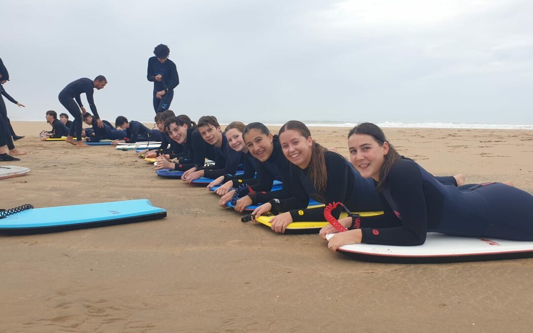 Les Options EPS, en stage Surf à Longeville sur mer